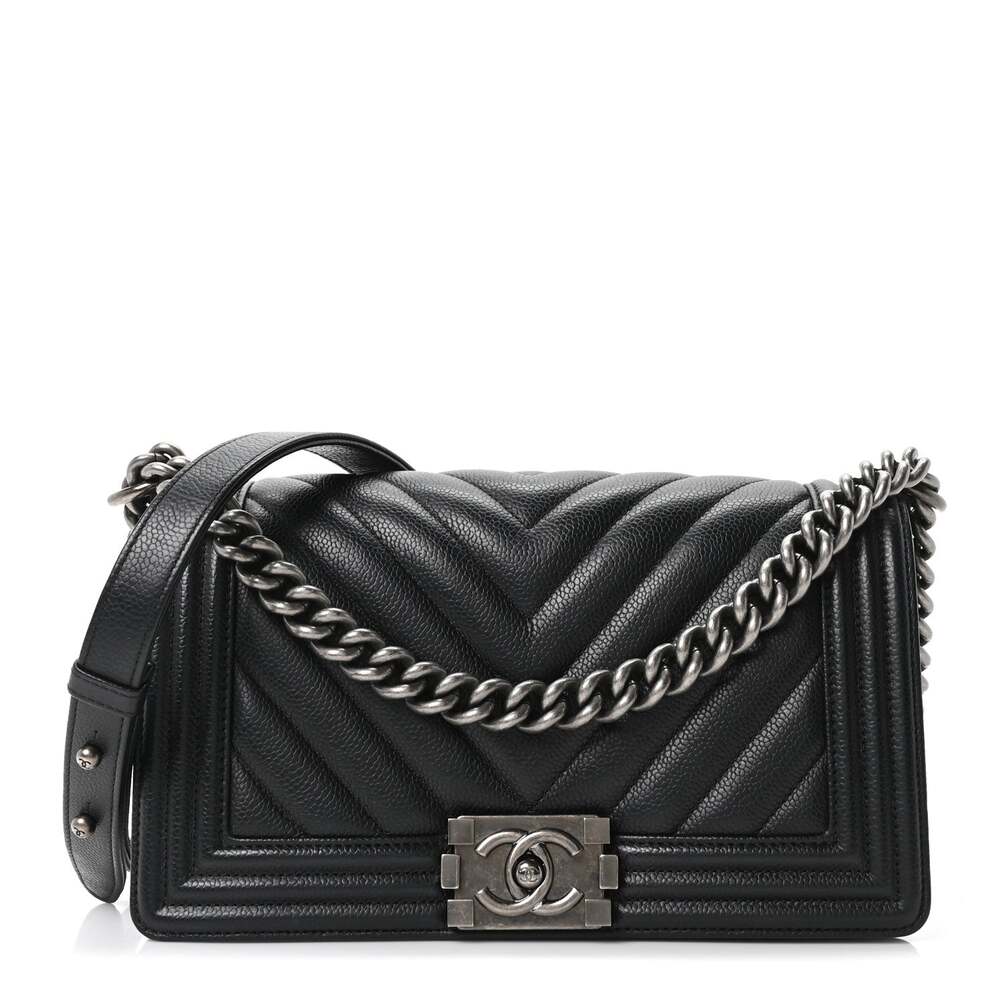 Chanel Caviar Chevron Quilted Medium #322785C36B